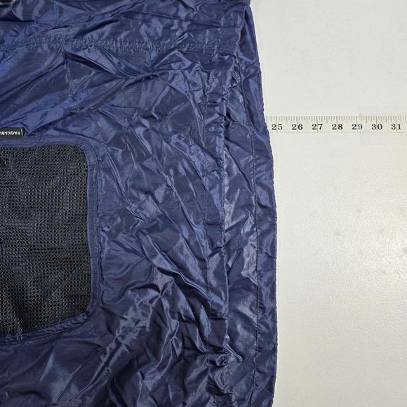 Columbia Packable Anorak‎ Jacket Navy Blue Mens L Rain windbreaker - Picture 5 of 9